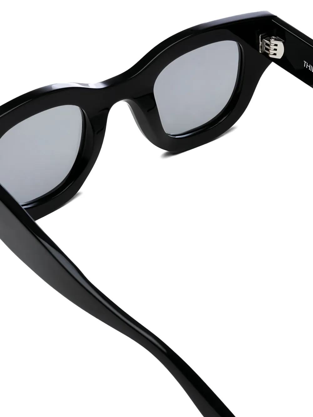 Thierry Lasry Autocracy 101 zonnebril met rond montuur Zwart