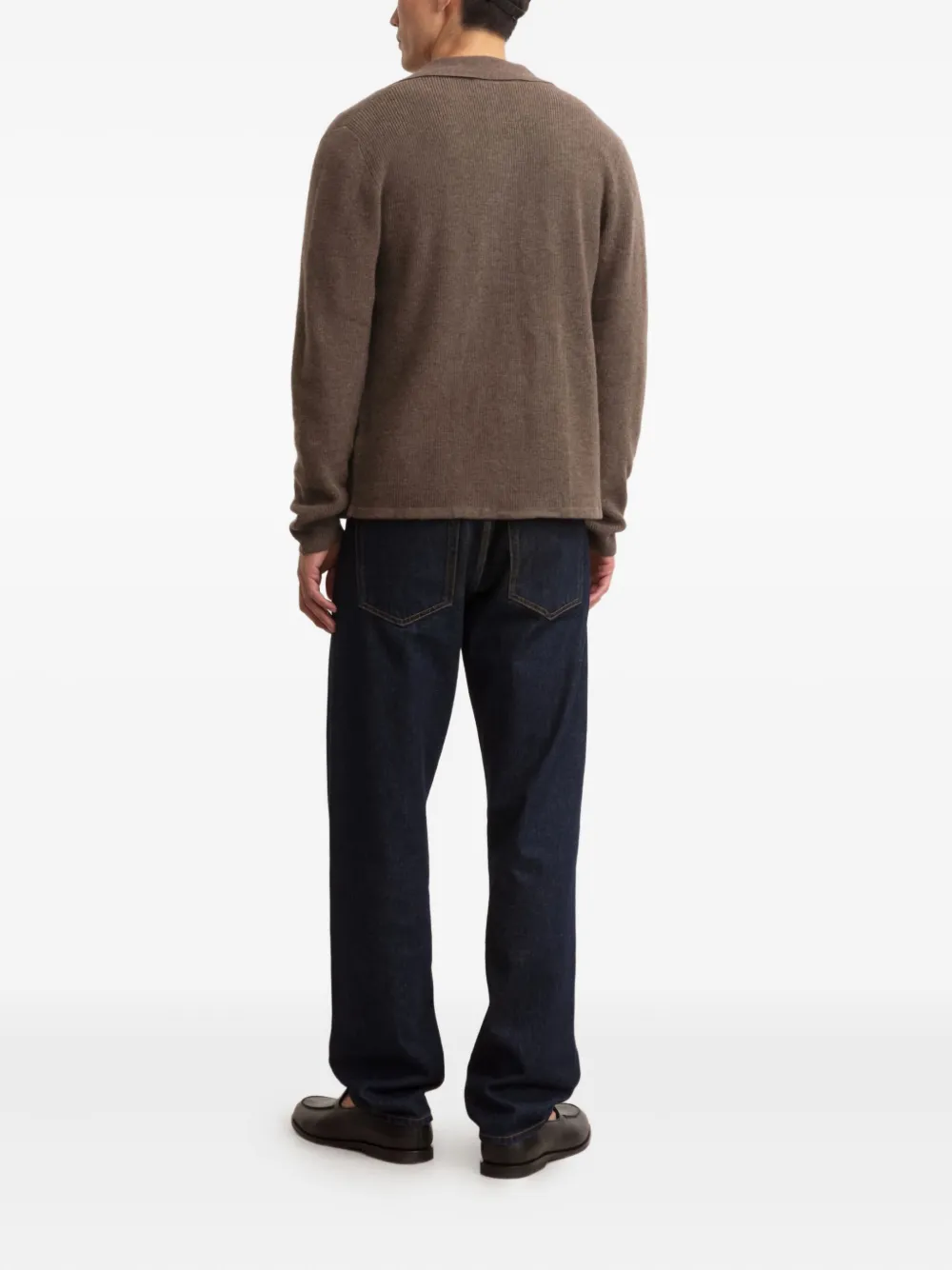 Iris Von Arnim Winston geribbeld vest Bruin