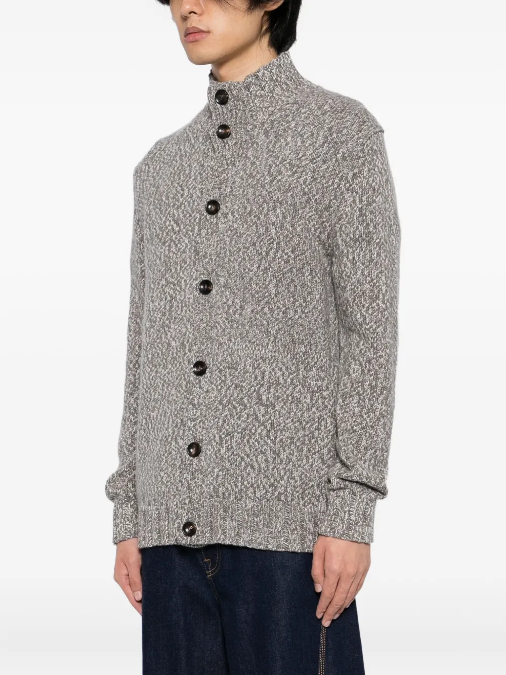 N.Peal Wollen vest Grijs