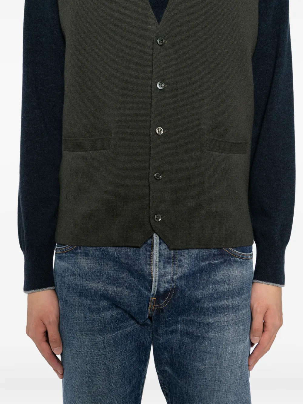 N.Peal Chelsea gilet Groen