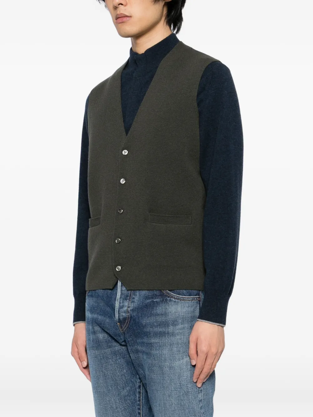 N.Peal Chelsea gilet Groen