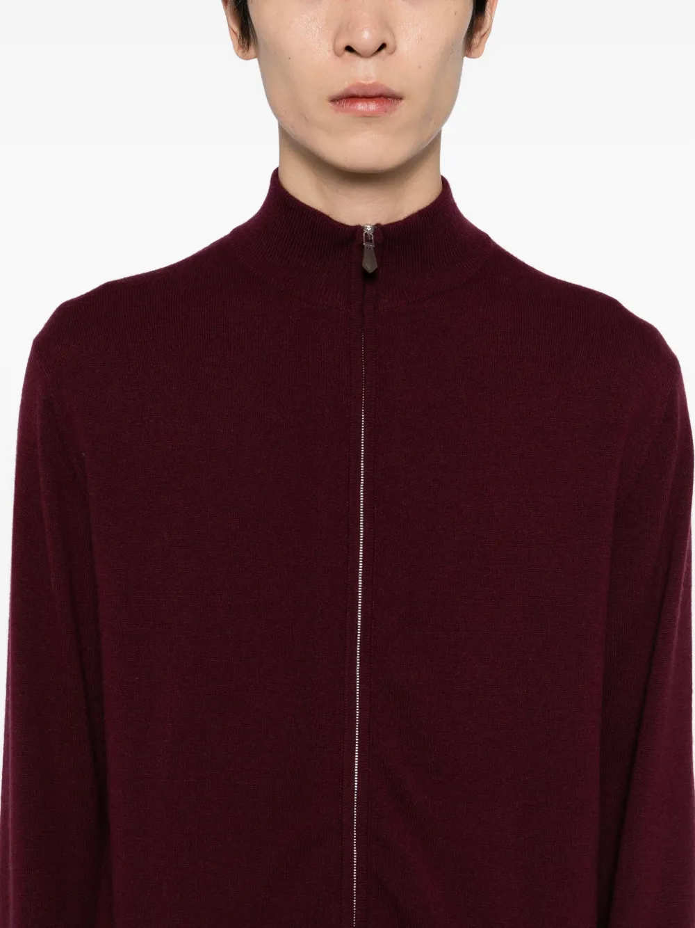 N.Peal Knightsbridge vest Rood