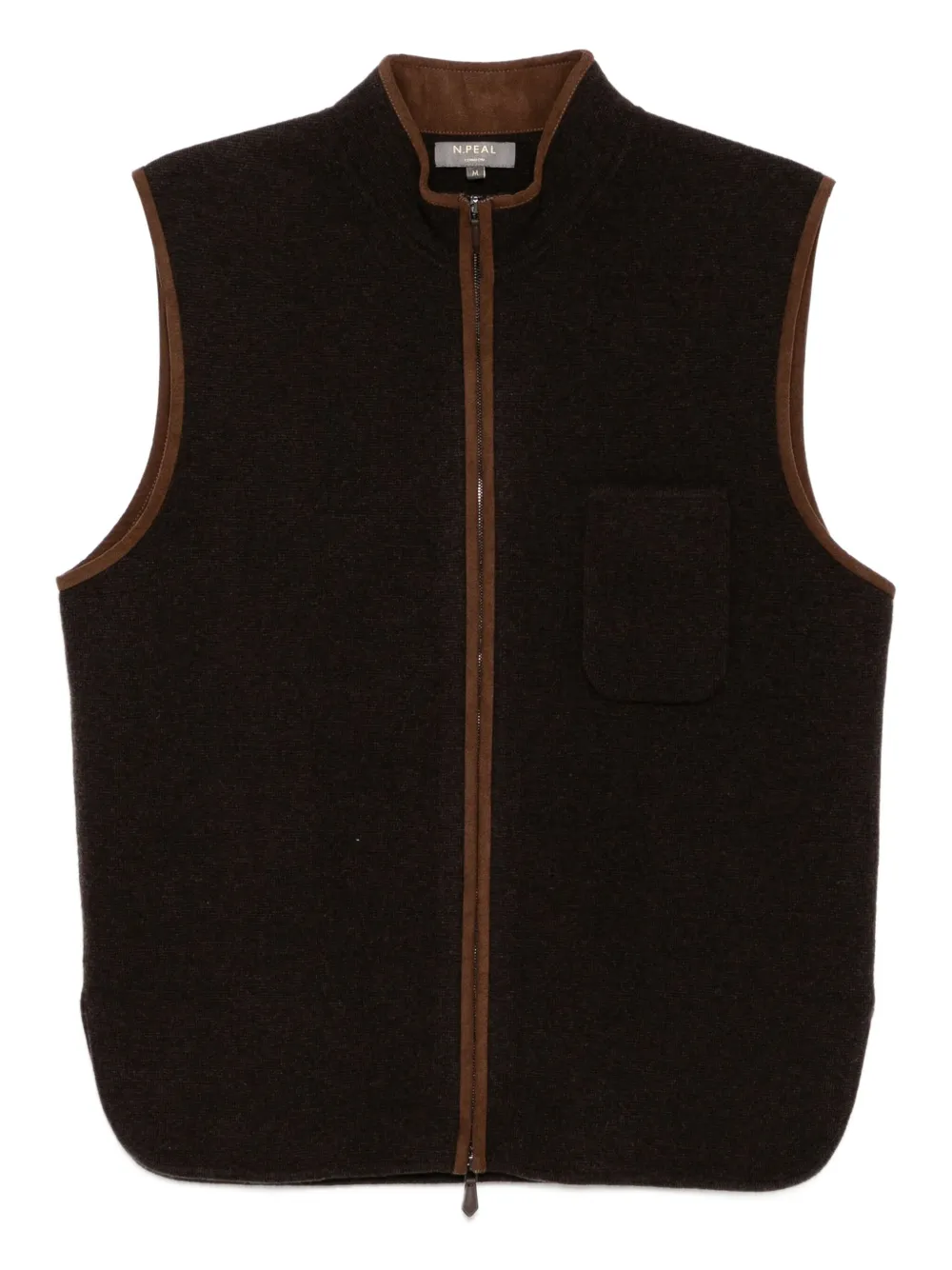 N.Peal Shaftesbury gilet | Brown | Image 1