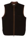 N.Peal Shaftesbury gilet - Brown