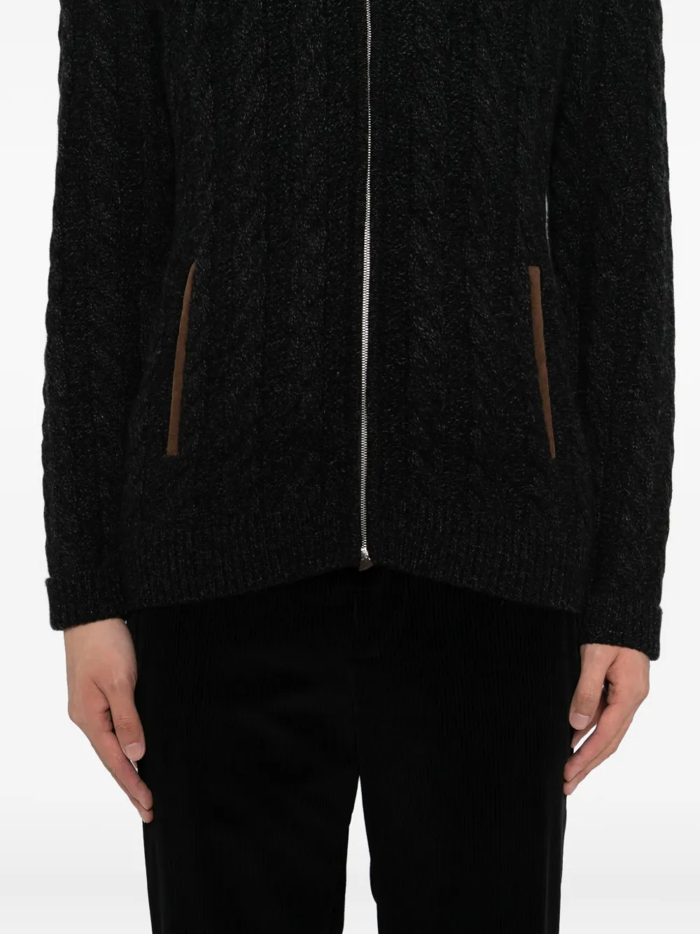 N.Peal Richmond vest Zwart