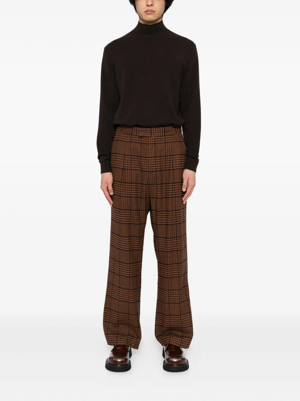 N.Peal Mayfair trui - Bruin