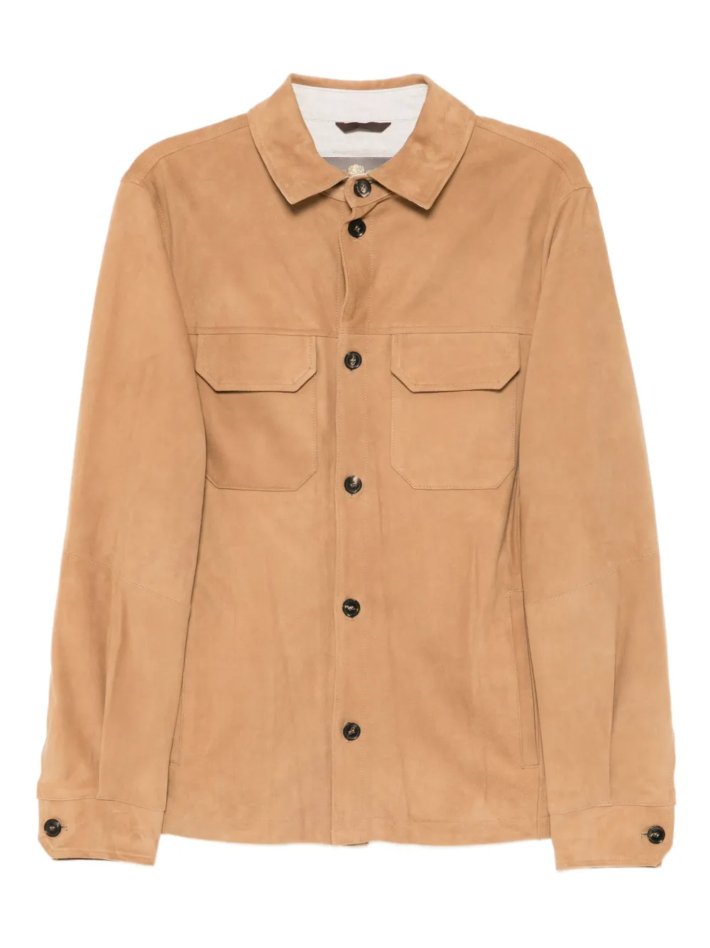 N.Peal Bridgehampton suede jacket | Brown | Image 1
