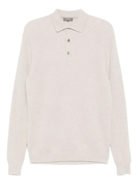 N.Peal ribbed polo shirt