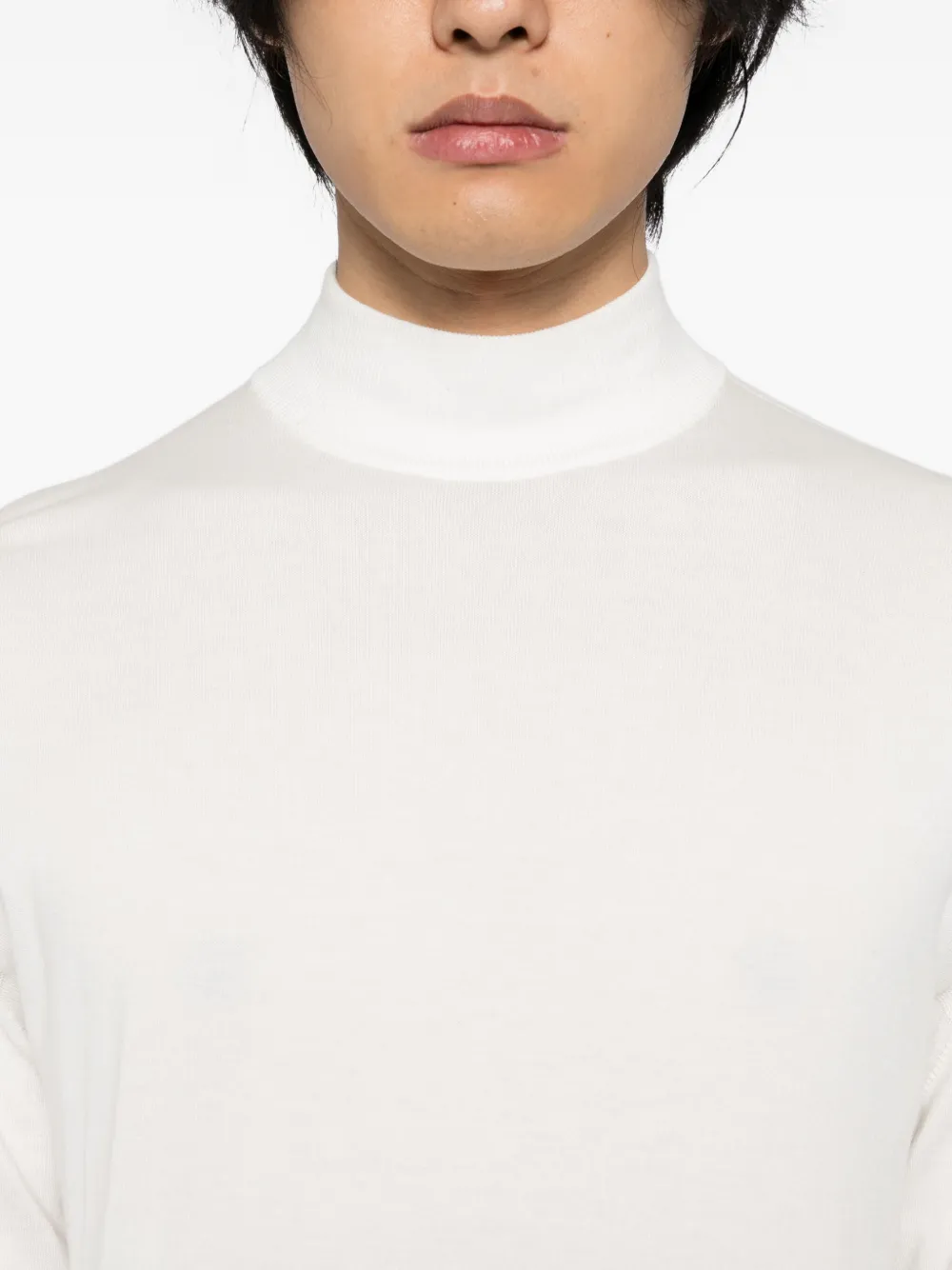 N.Peal Top met col Wit