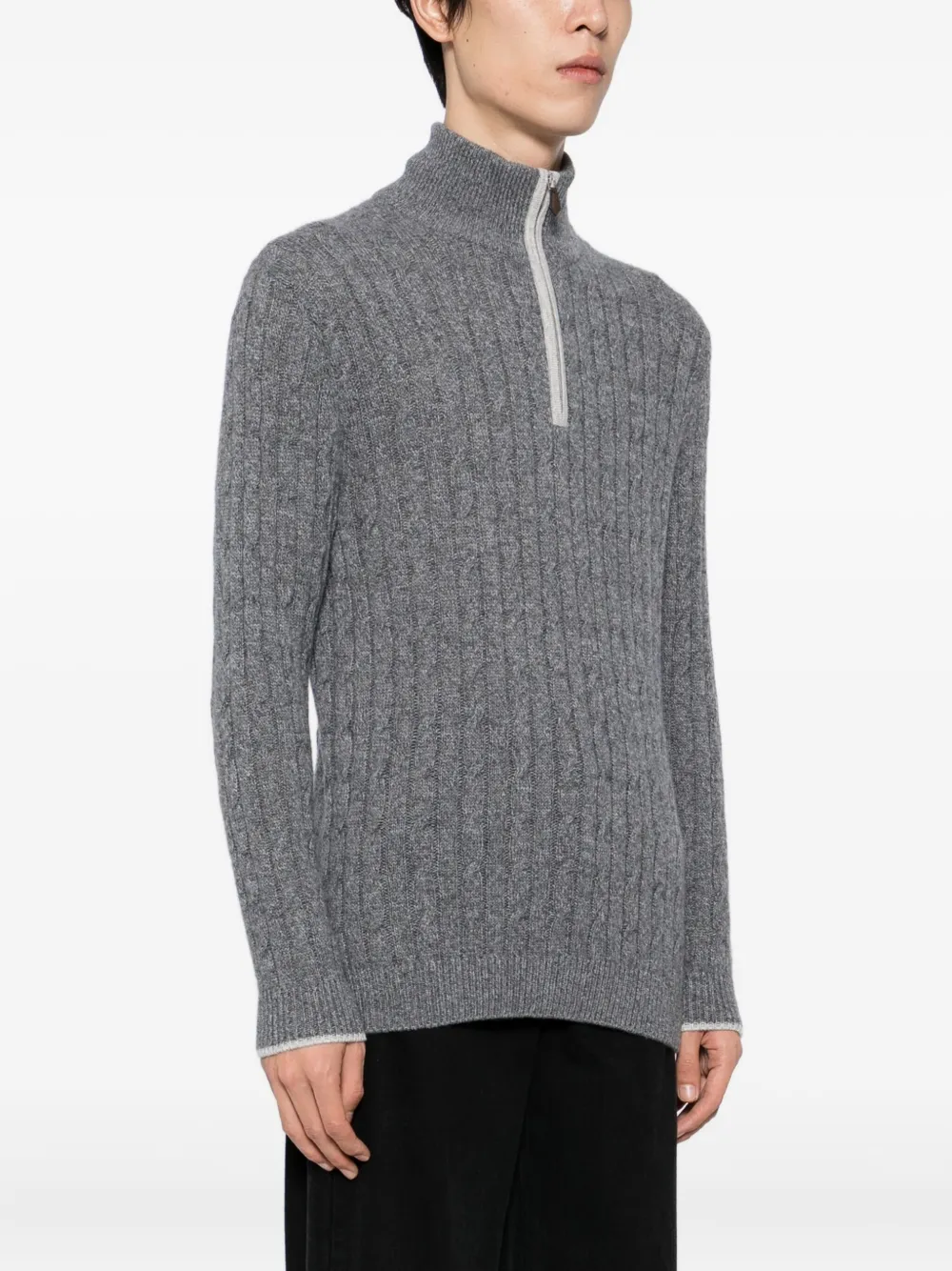 N.Peal Albemarle trui Grijs