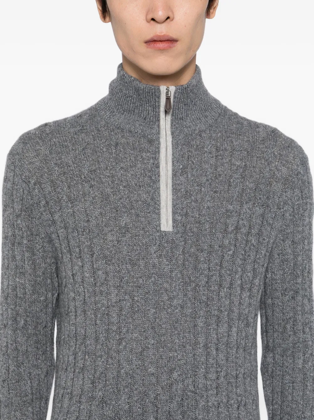 N.Peal Albemarle trui Grijs