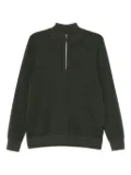 N.Peal temple jacquard sweater - Green