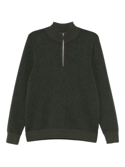 N.Peal temple jacquard sweater