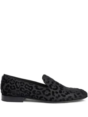RHUDE bandana-print raw-cut Loafers | Black | FARFETCH display picture 1