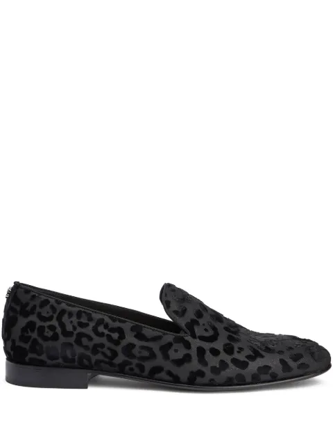 Roberto Cavalli leopard loafers