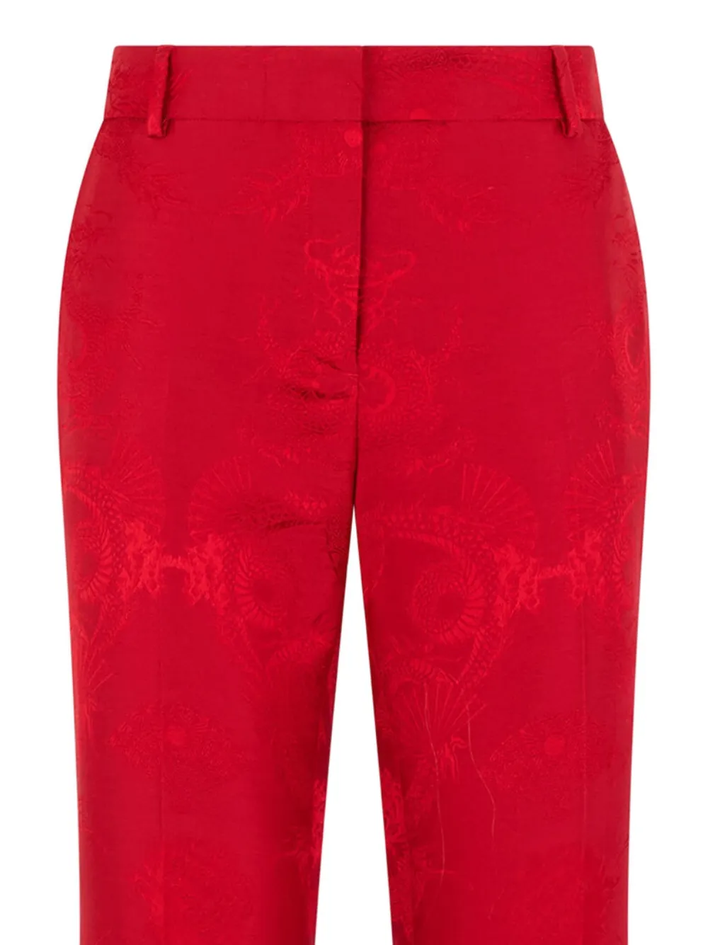 Roberto Cavalli floral trousers - Rood