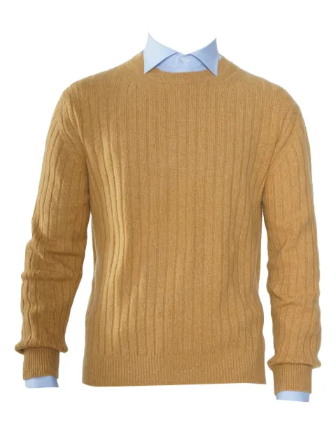 Brioni ribbed cashmere crew-neck sweater