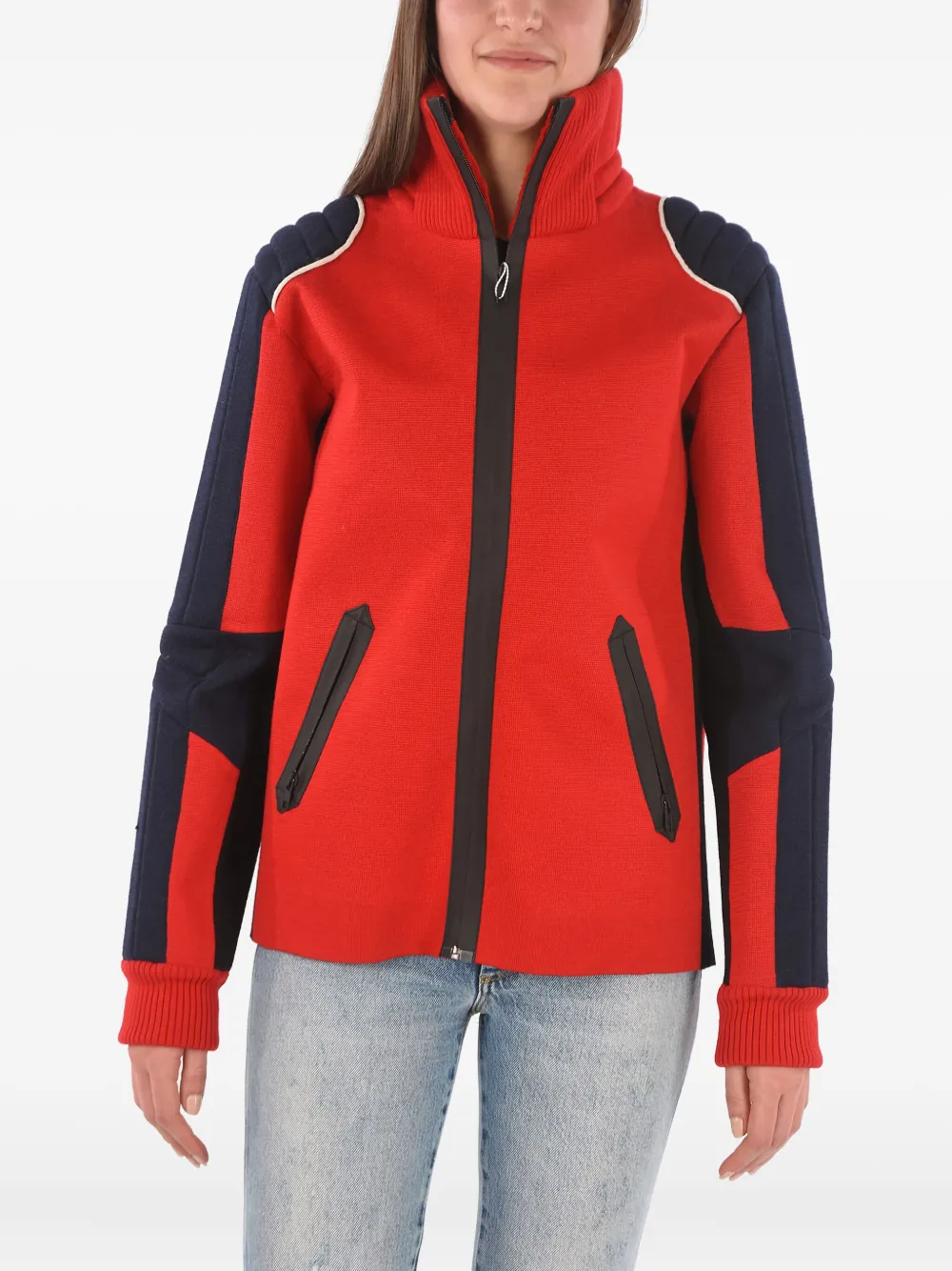 Maison Margiela Jacke mit Reißverschluss - Rot