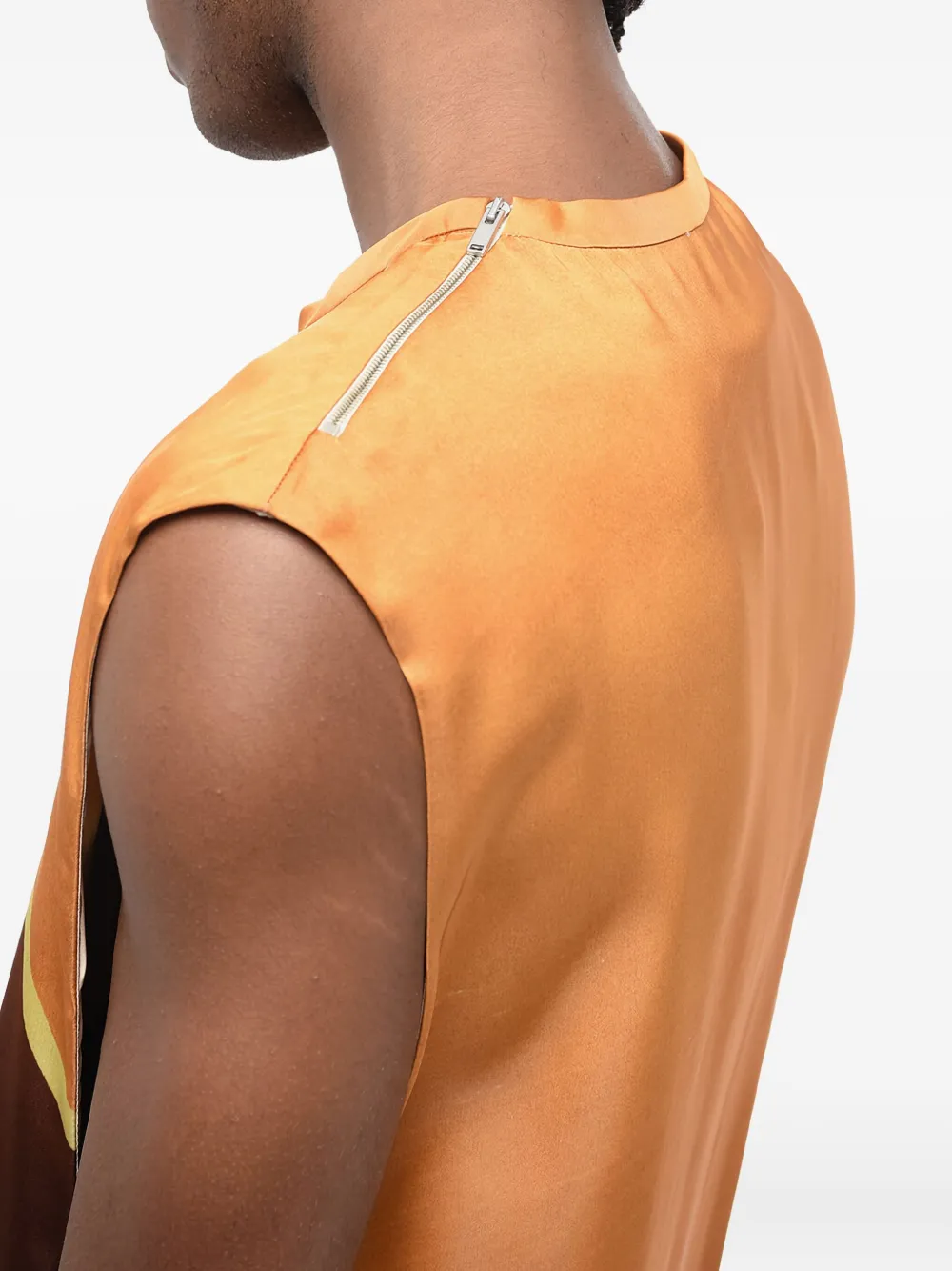 Jil Sander Gas Station tanktop met geometrische print Oranje