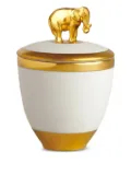 L'Objet elephant-shaped lid candle - White