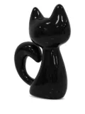Qeeboo cat-shaped figurine - Black