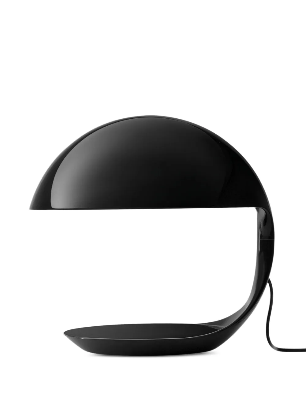 Martinelli Luce Cobra Dome-shaped Table Lamp In Black