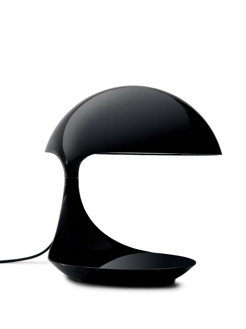 Martinelli Luce Cobra dome-shaped table lamp - Zwart