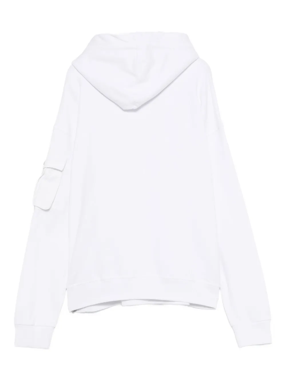 DSQUARED2 KIDS Hoodie met esdoornblad en zak Wit