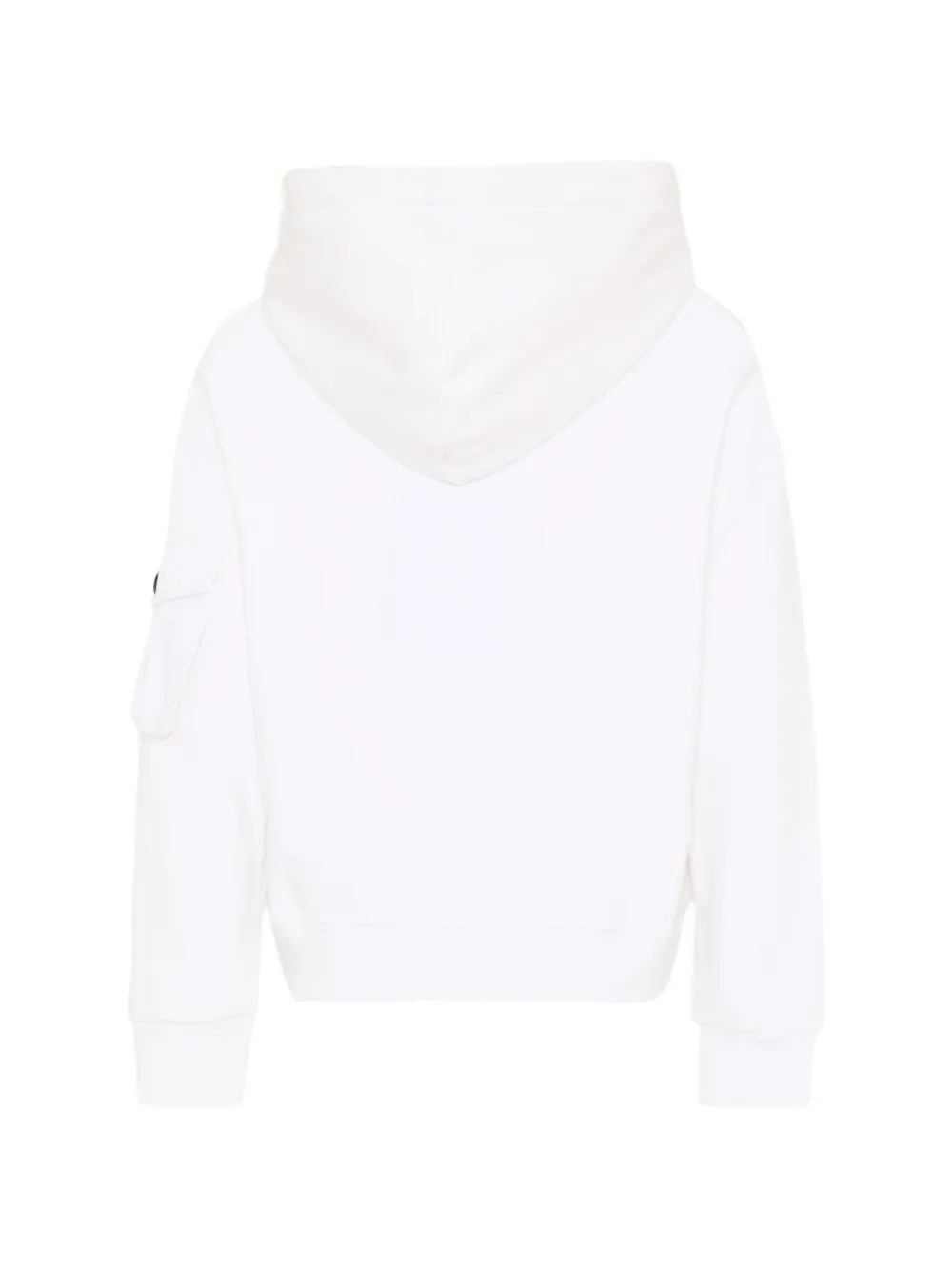 DSQUARED2 KIDS Hoodie met esdoornblad en zak Wit