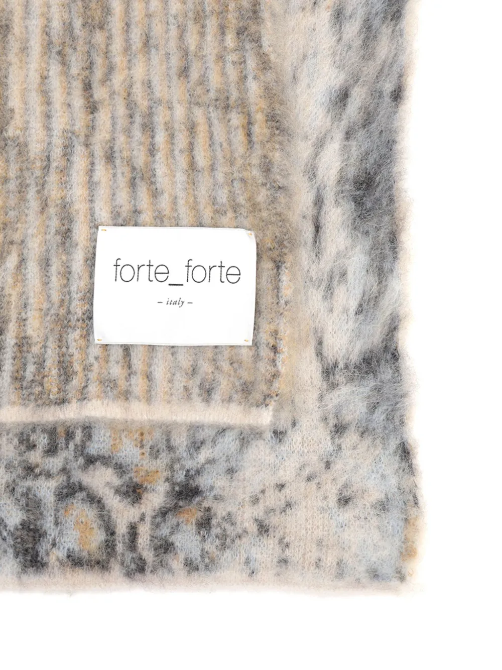 Forte mottled-pattern scarf Beige