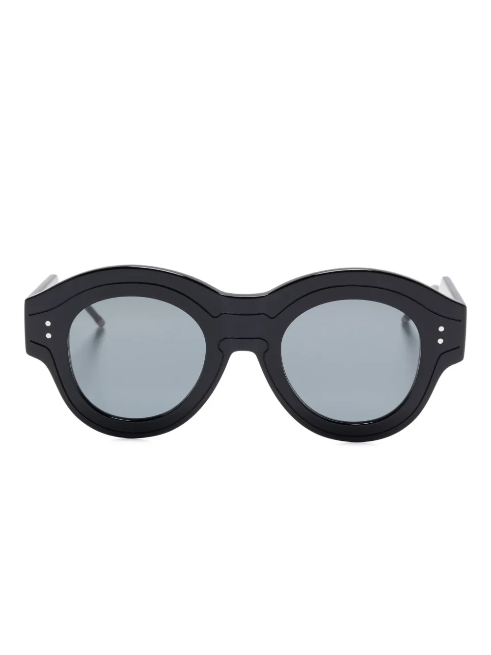 Thom Browne Eyewear round-frame sunglasses Zwart