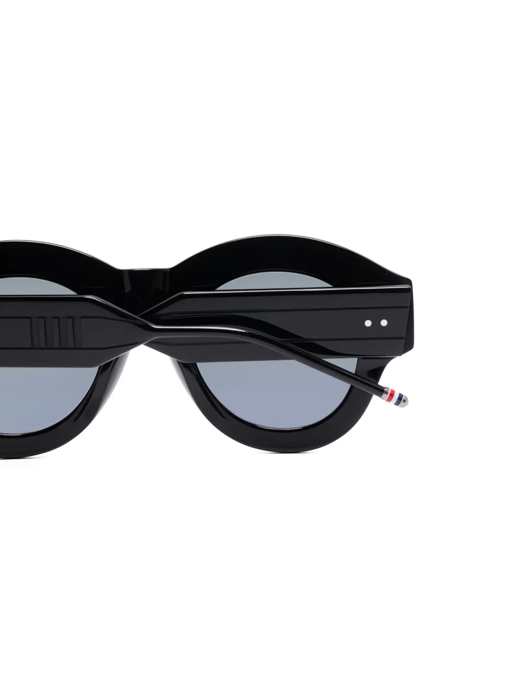 Thom Browne Eyewear round-frame sunglasses Zwart
