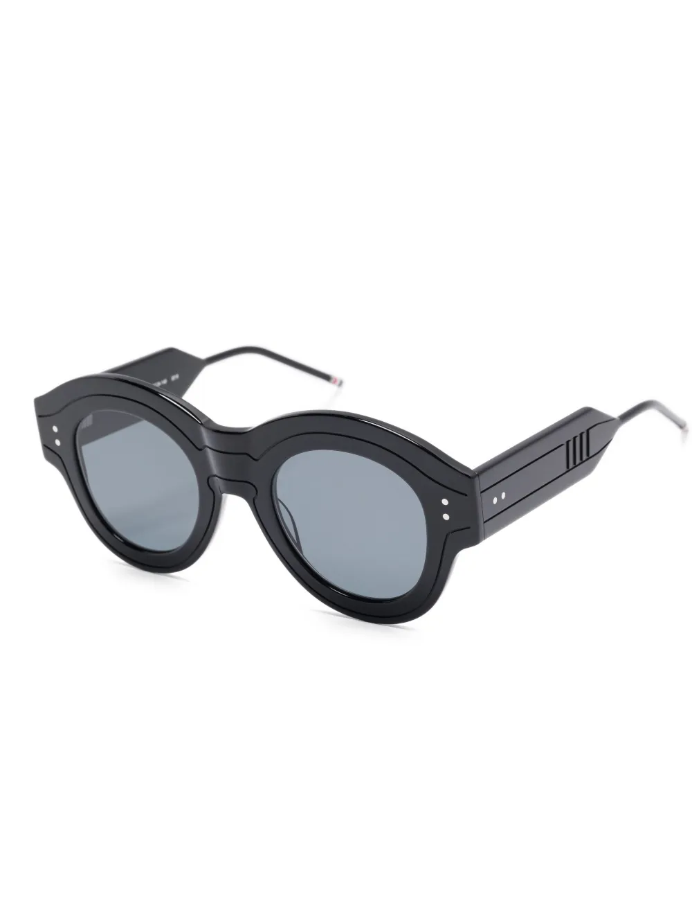 Thom Browne Eyewear round-frame sunglasses - Zwart
