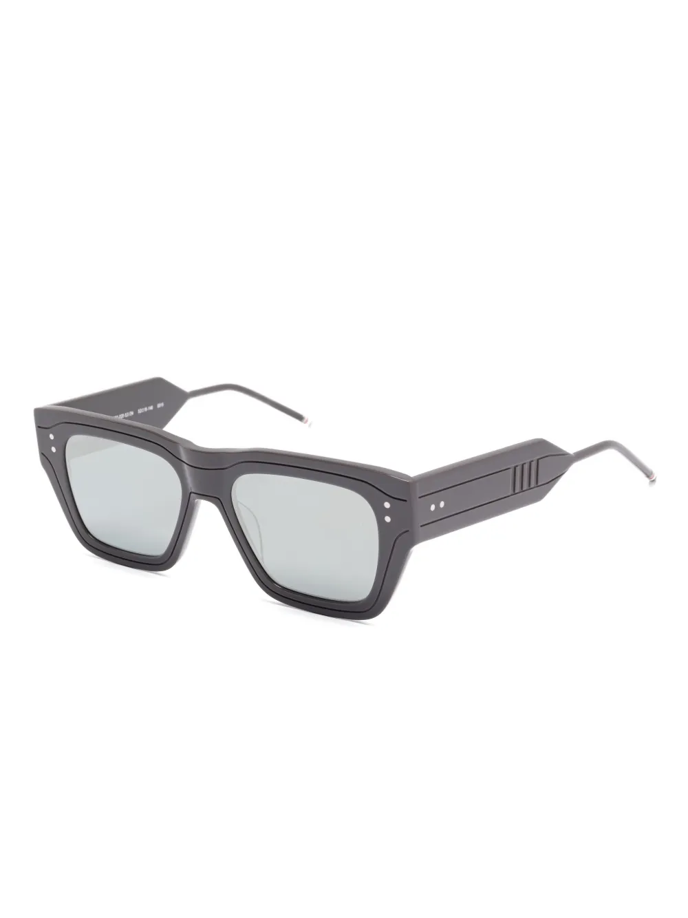 Thom Browne Eyewear rectangle-frame sunglasses - Grijs