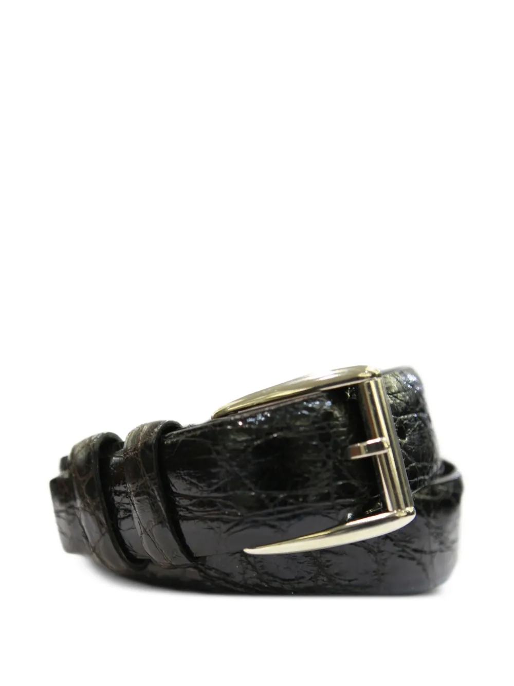 Tardini Patent-leather Belt In Black