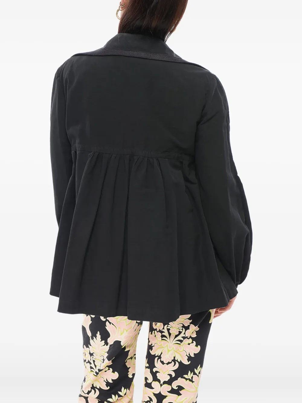 Giambattista Valli Jack met dubbele rij knopen Zwart