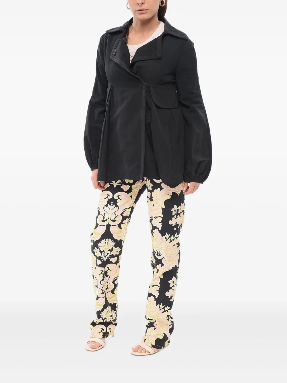 Giambattista Valli Jack met dubbele rij knopen Zwart