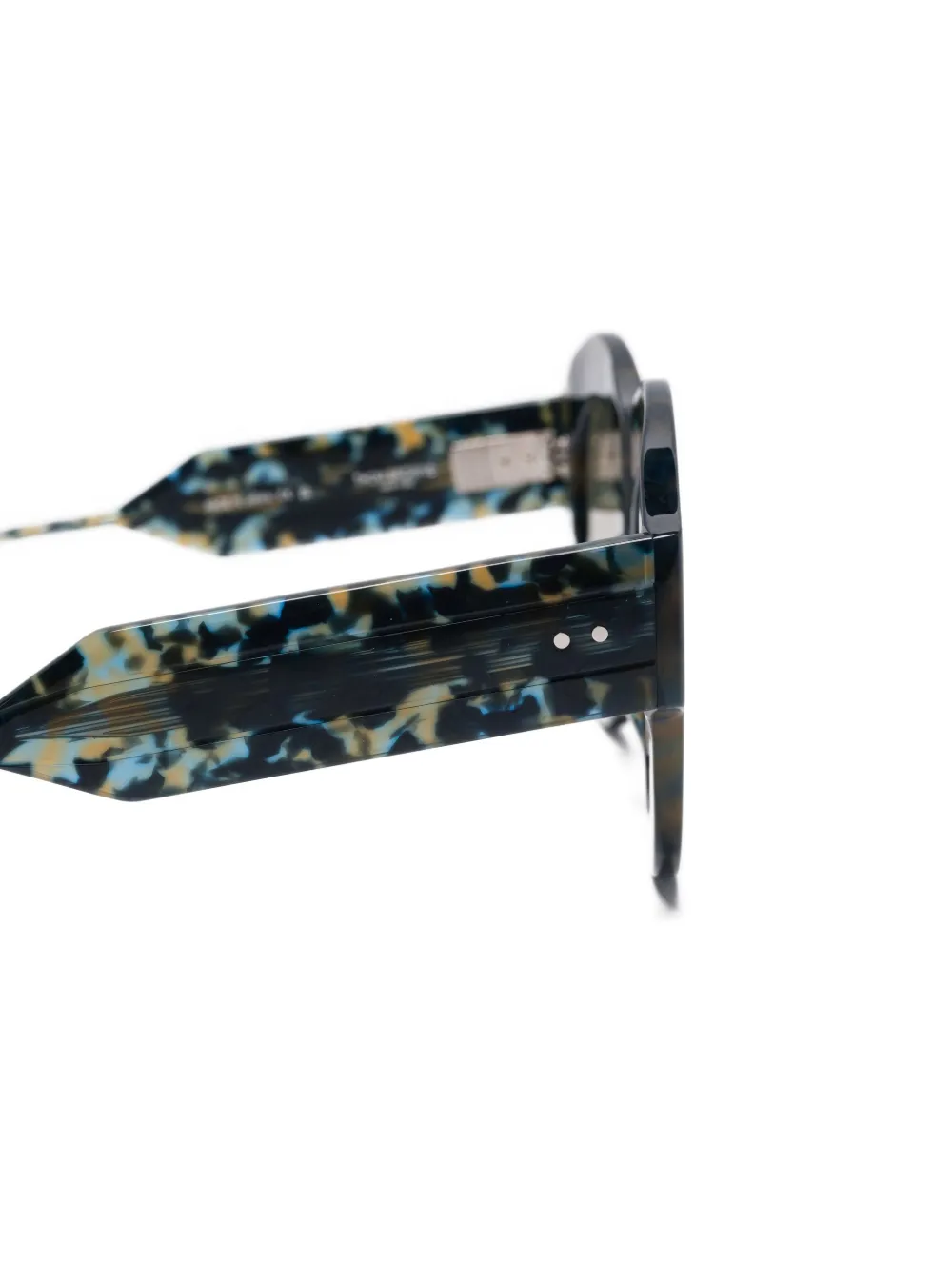 Thom Browne Eyewear tortoiseshell round sunglasses Blauw