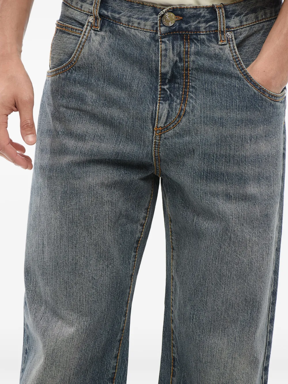 ETRO Jeans met vijf zakken en wassing Blauw