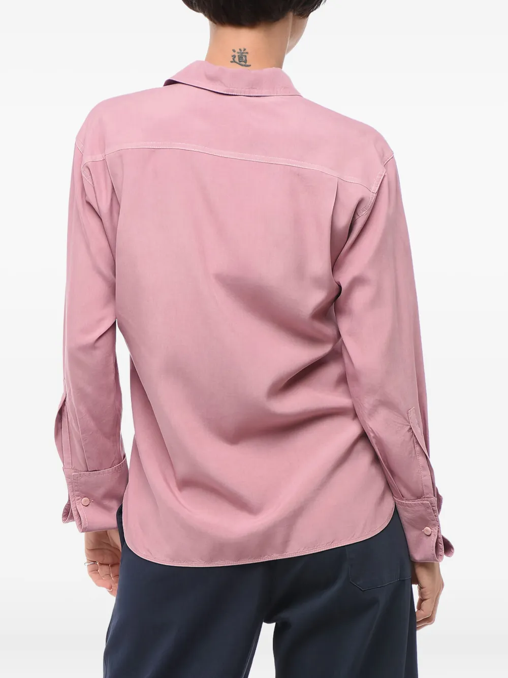Max Mara button-fastening pocket shirt Roze