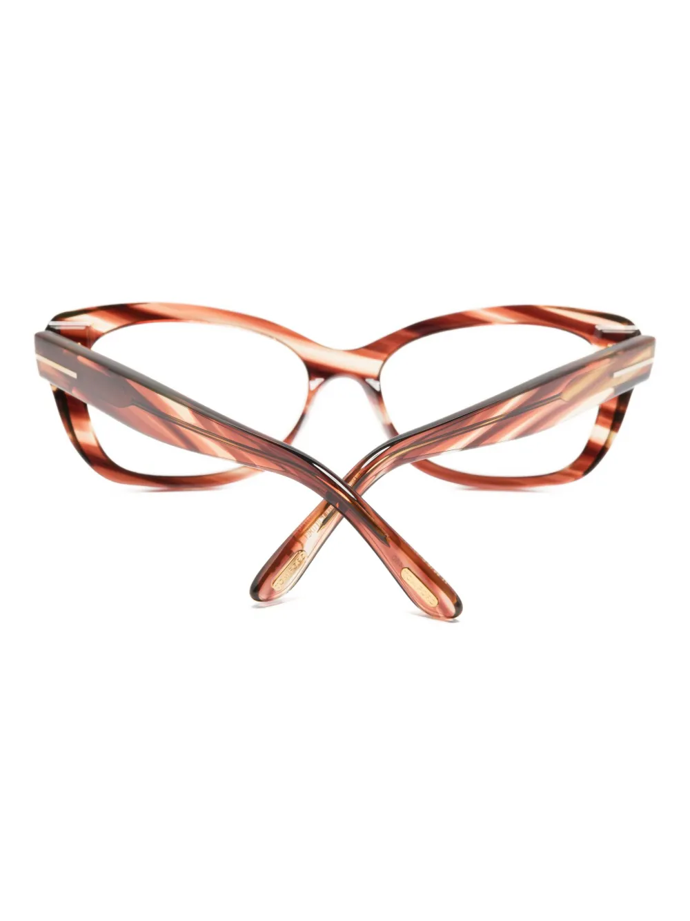 TOM FORD Eyewear Bril met cat-eye montuur Bruin