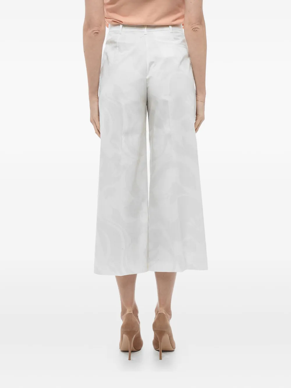 ETRO Broek met patroon aan de voorkant Wit