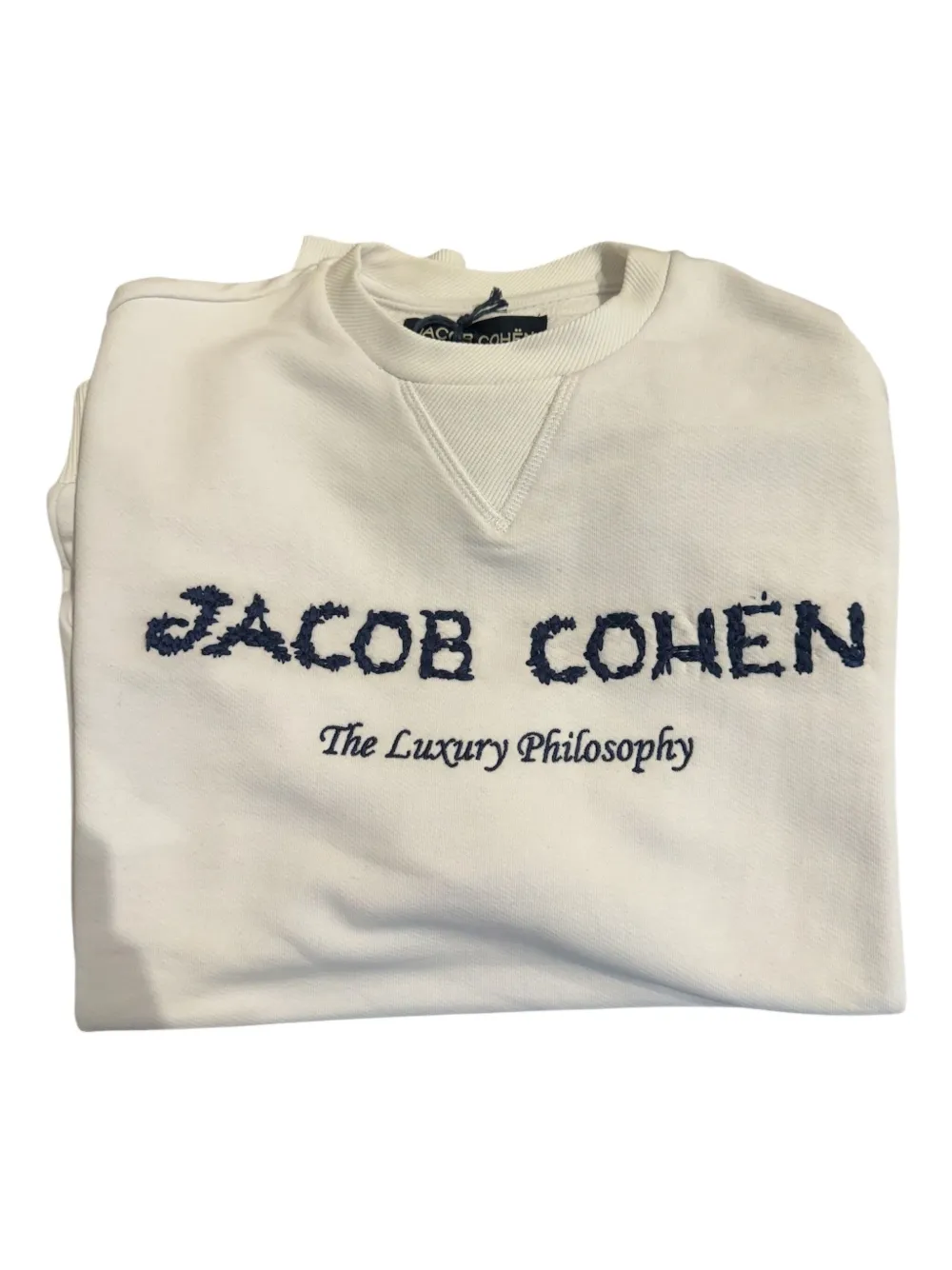 Jacob Cohën embroidered crew-neck sweatshirt - ホワイト Jacob Cohën embroidered crew-neck sweatshirt - ホワイト
