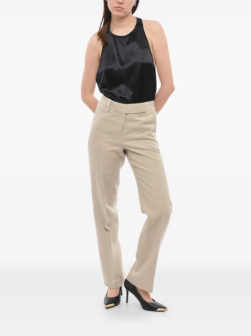 Michael Kors Broek met zak Beige