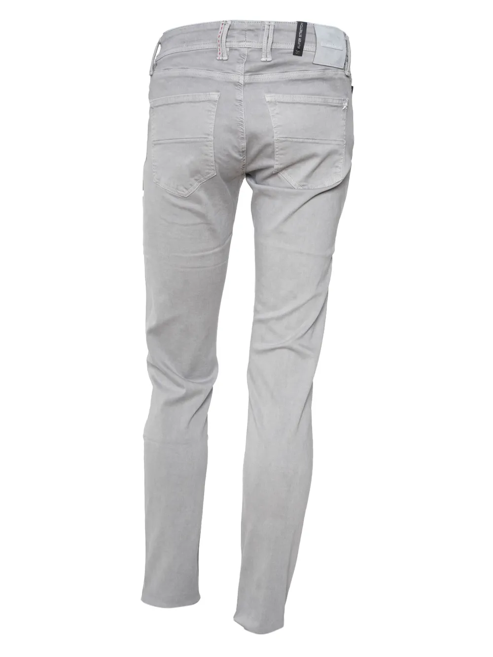 Sartoria Tramarossa Katoenen broek met vijf zakken Grijs