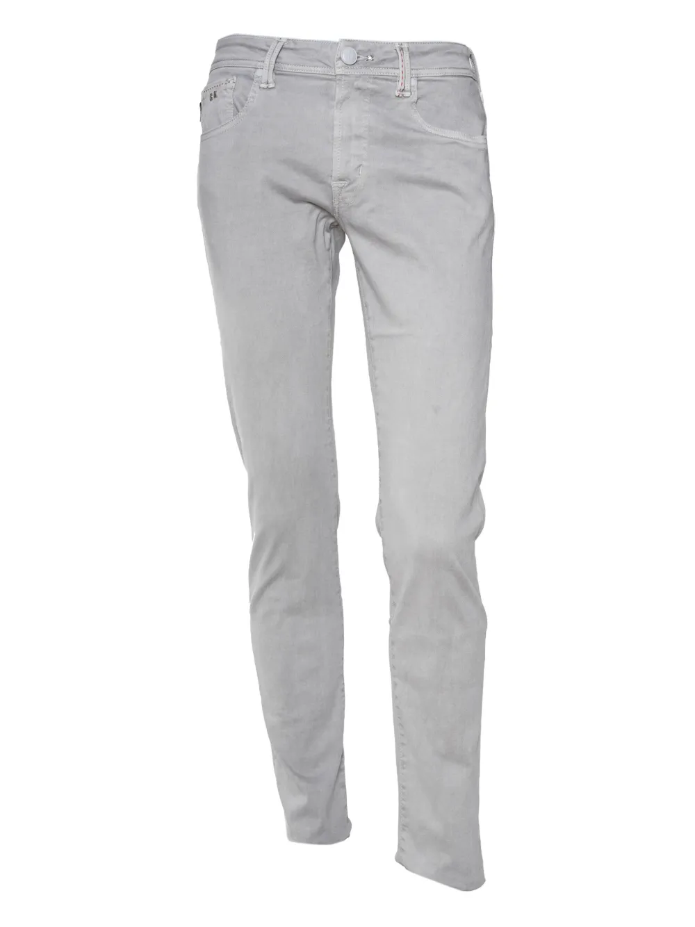 Sartoria Tramarossa five-pocket cotton trousers - グレー Sartoria Tramarossa five-pocket cotton trousers - グレー