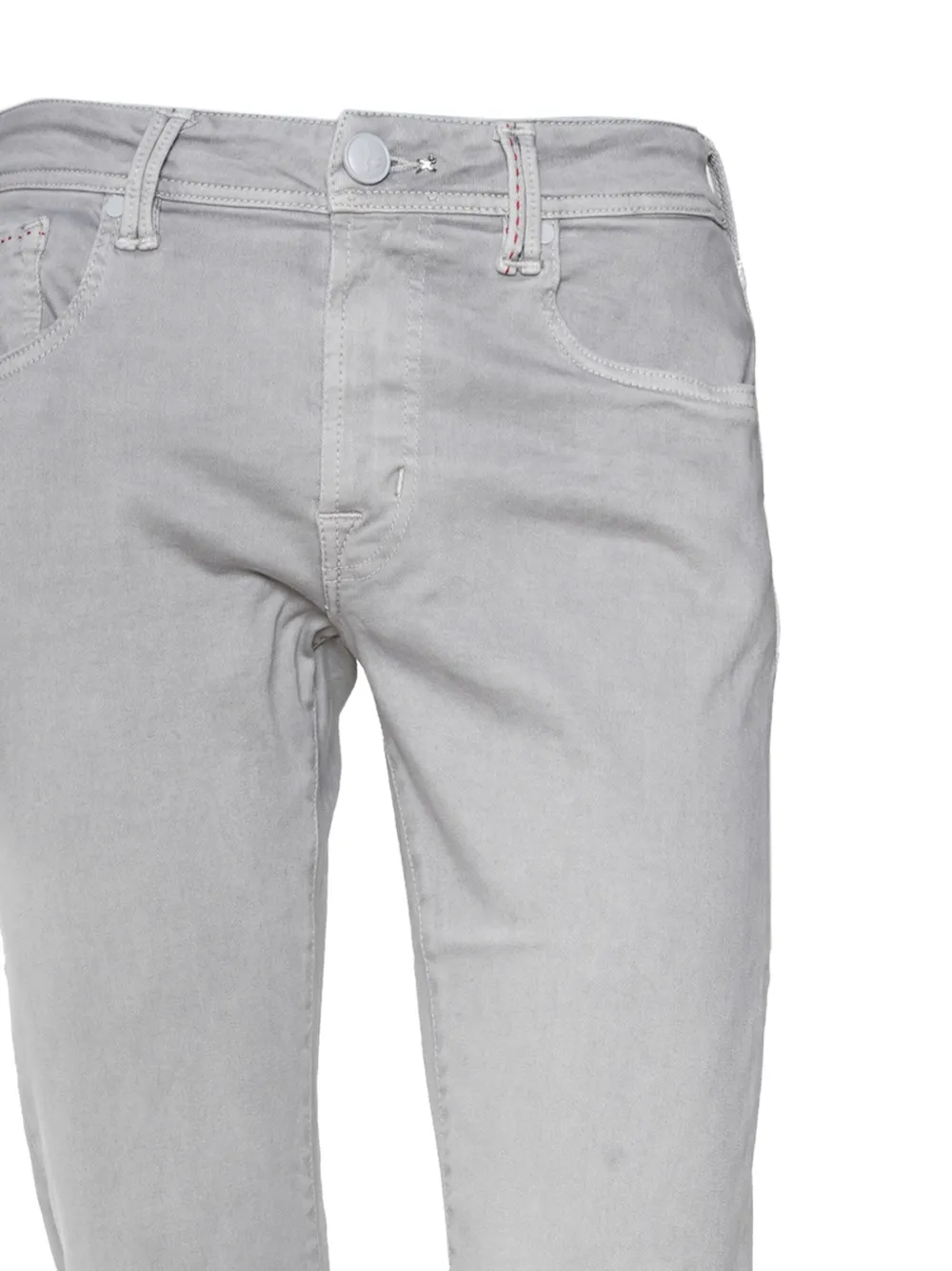 Sartoria Tramarossa Katoenen broek met vijf zakken Grijs