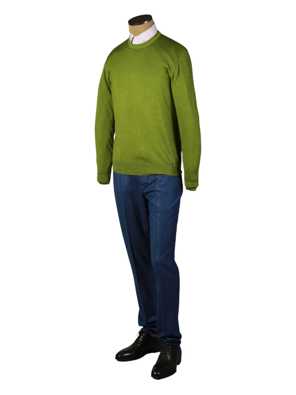 Fedeli crewneck wool sweater - グリーン Fedeli crewneck wool sweater - グリーン