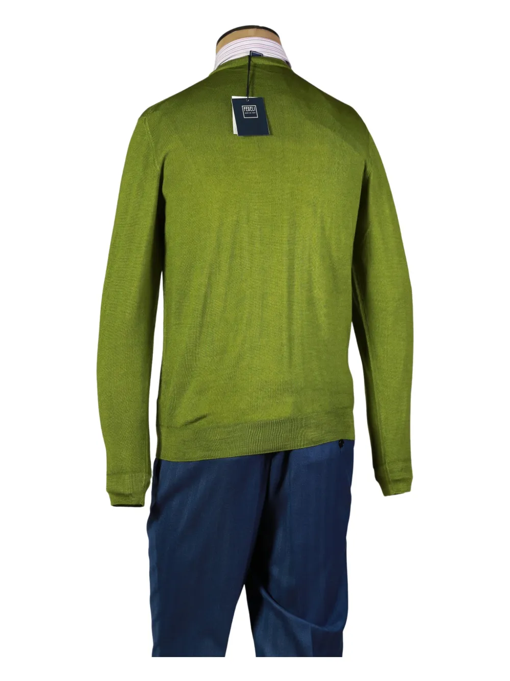 Fedeli Trui met ronde hals Groen