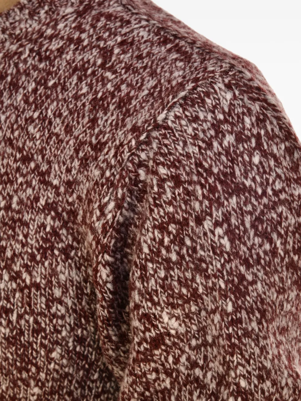 Fedeli Trui met ronde hals Rood